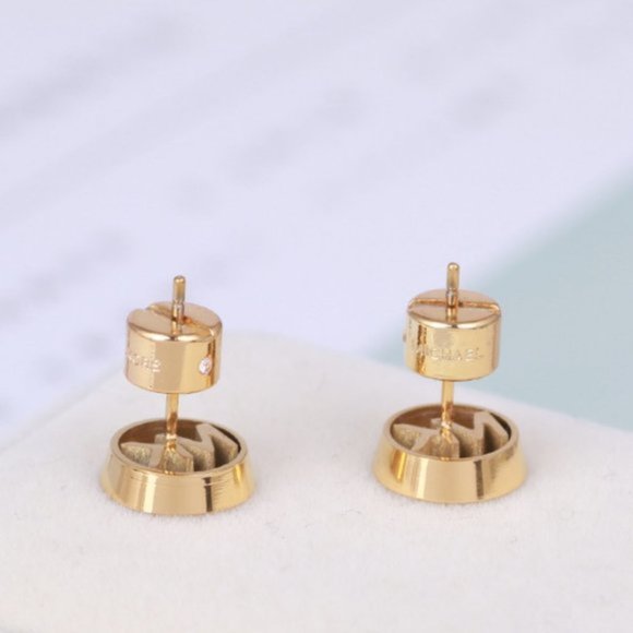 Michael Kors Metal Hollow Round Earrings - Picture 6 of 7